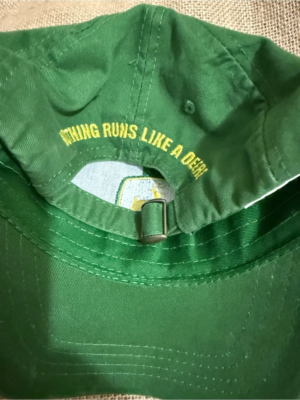 John Deere Green and Yellow Kids Baseball Cap